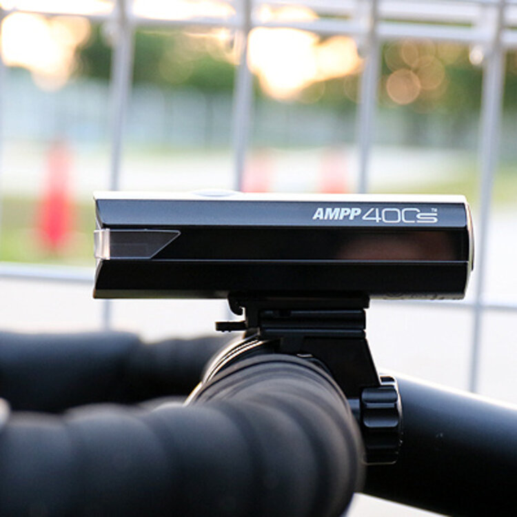 Cateye AMPP 400S, HL-EL084SRC, Black (USB-C)