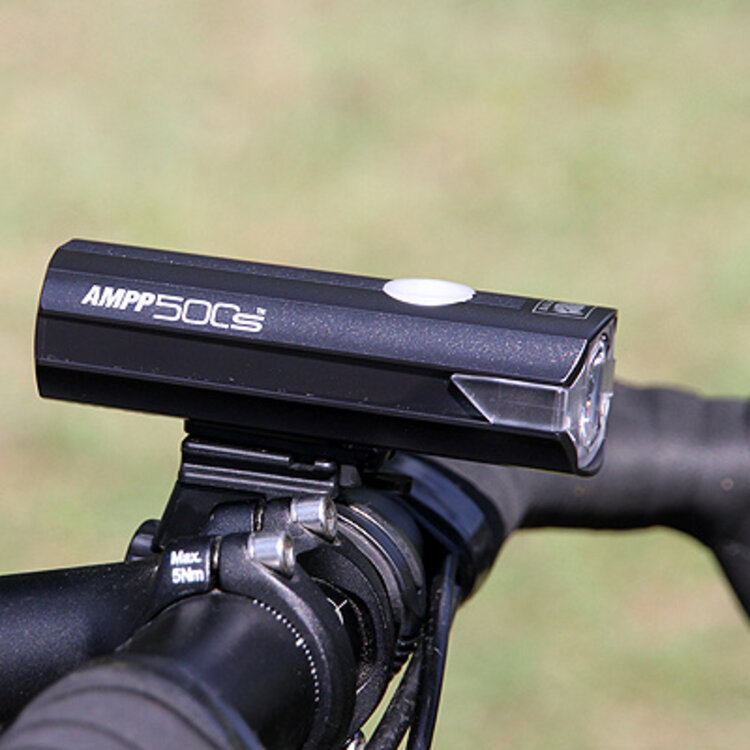 Cateye AMPP 500S, HL-EL085SRC, Black (USB-C)