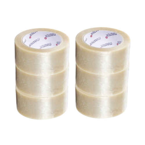 Master'in Master'in Low Noice PP Tape 48 x 132m - Transparant Master'in Master'in Low Noice PP Tape 48 x 132m - Transparant