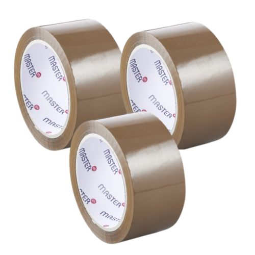 Master'in Master'in Low Noice PP Tape 48 x 66m - Bruin Master'in Master'in Low Noice PP Tape 48 x 66m - Bruin