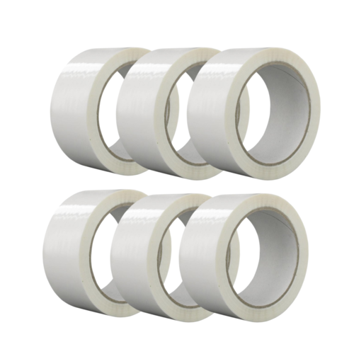 Master'in Master'in No Noice PVC Tape 48 x 66m - Wit Master'in Master'in No Noice PVC Tape 48 x 66m - Wit
