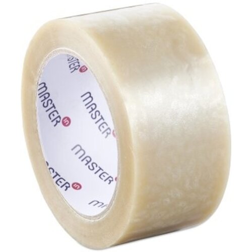 Master'in Master'in No Noice PVC Tape 48 x 66m - Transparant Master'in Master'in No Noice PVC Tape 48 x 66m - Transparant