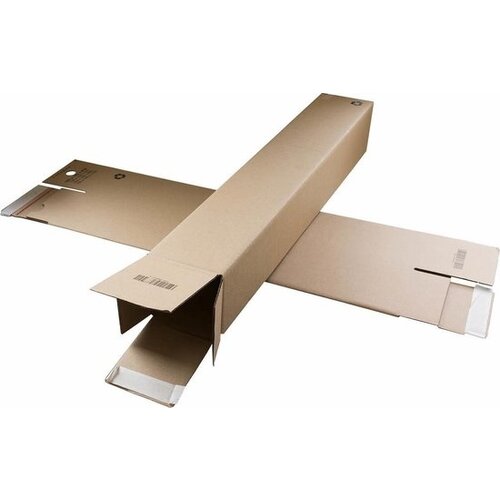 Master'in Verzendkoker Vierkant met Zelfklevende Strip 10,5 x 10,5 x 50cm - 10 stuks