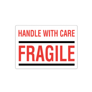 Master'in Waarschuwingsetiketten - "Handle With Care"