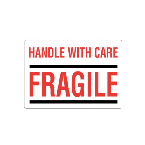 Master'in Waarschuwingsetiketten - "Handle With Care"