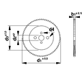 Phantom Phantom HSS Afkortzaag 250 x 2 x 32mm T80