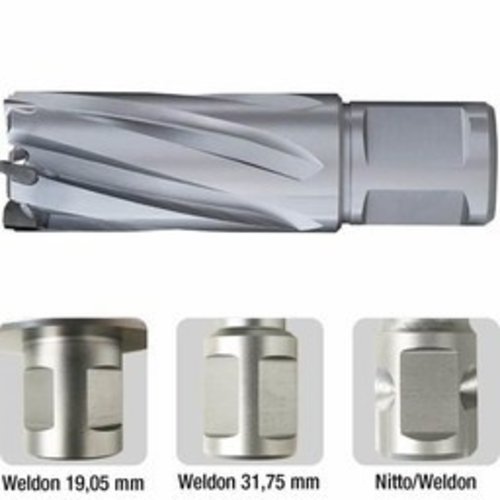 Euroboor Euroboor Kernboor TCT  HMSU.460 46 x 35mm met Nitto / Weldon aansluiting