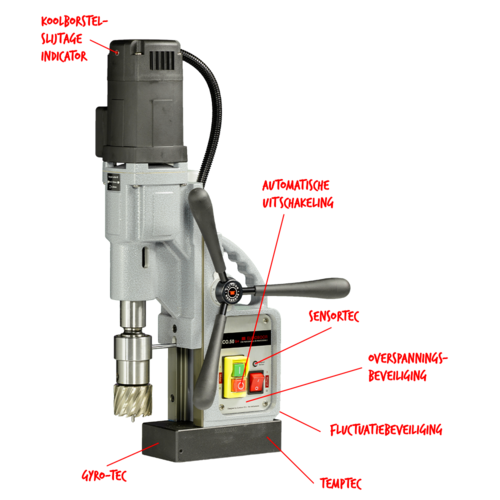 Euroboor Euroboor magneetboormachine ECO.50S met gratis kernborenset