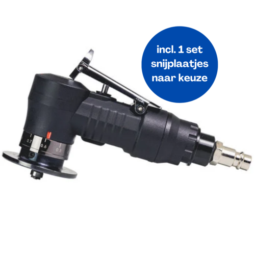 Euroboor Euroboor Laskantenfreesmachine BM45AIR met gratis 1 setje snijplaten naar keuze!*