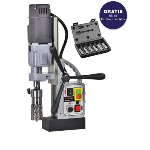 Euroboor Euroboor Magneetboormachine ECO.50+/T met gratis kernborenset