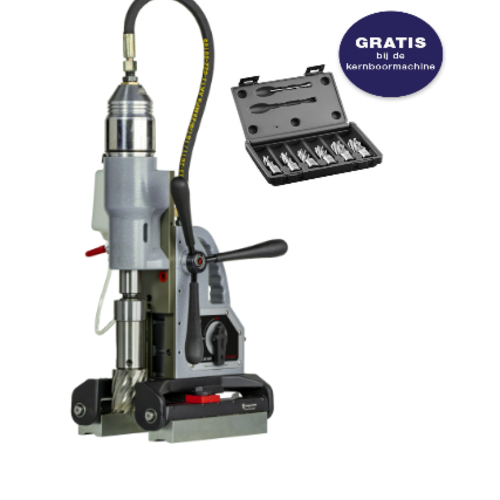 Euroboor Euroboor Pneumatische Kernboormachine TUBE.55/AIR met gratis kernborenset