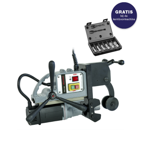 Euroboor Euroboor Rail Magneet Kernboormachine RAIL.40S met gratis kernborenset