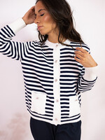 Cardigan Gaily strepen – Marine