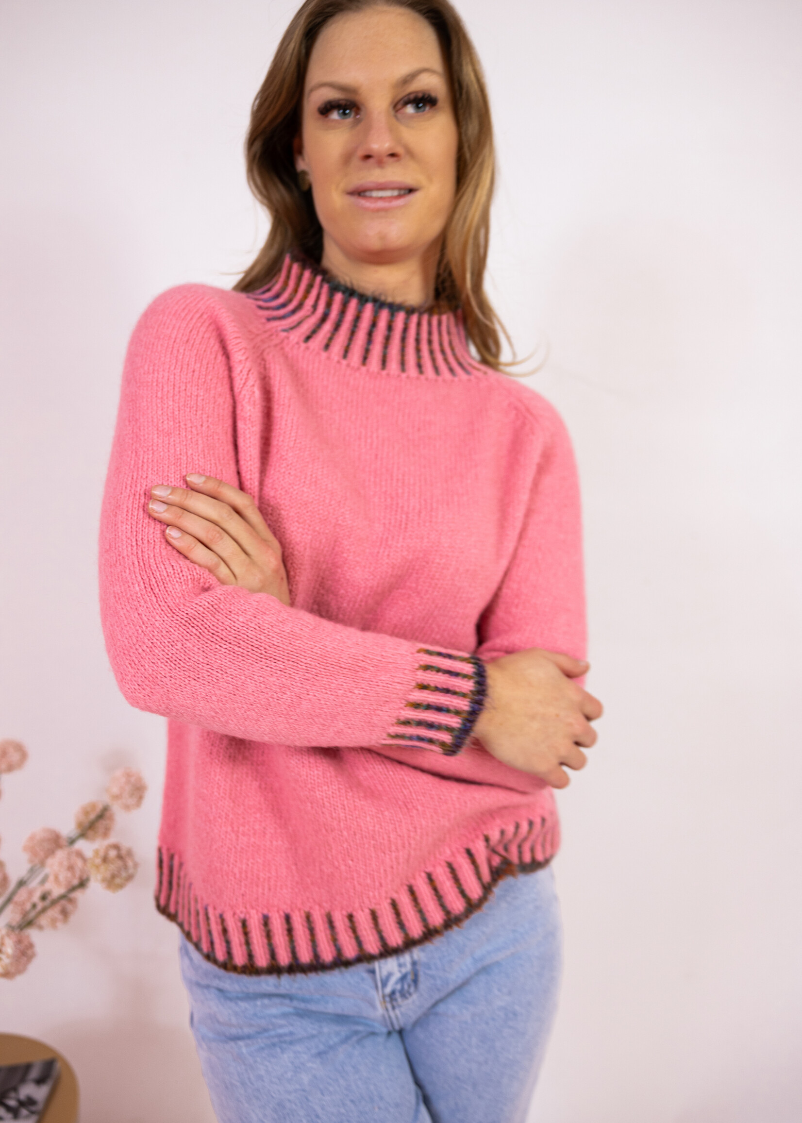 Trui Sara bies – Pink