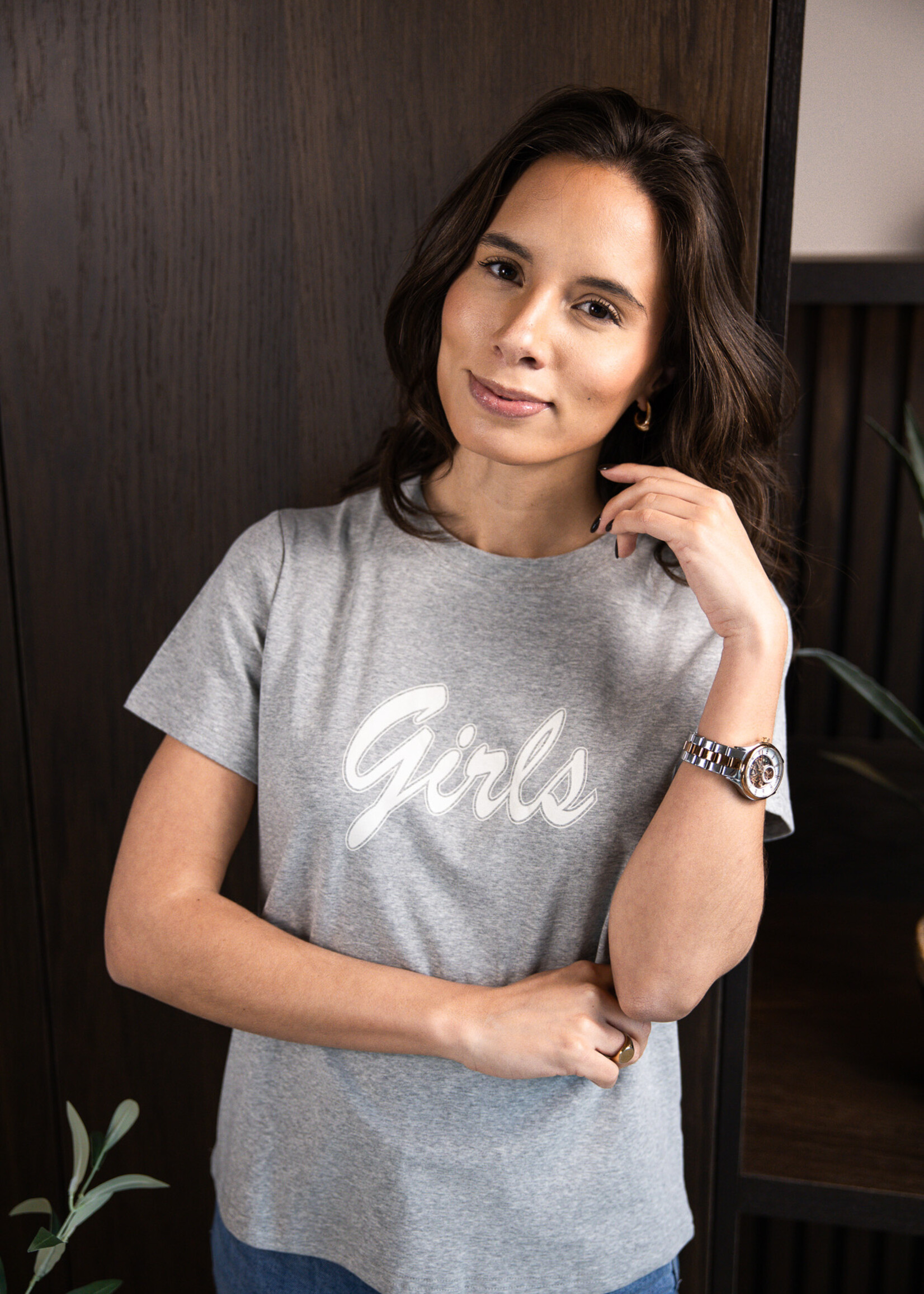 T-shirt Girl – Grey