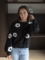 Sweater April Flowers – Black