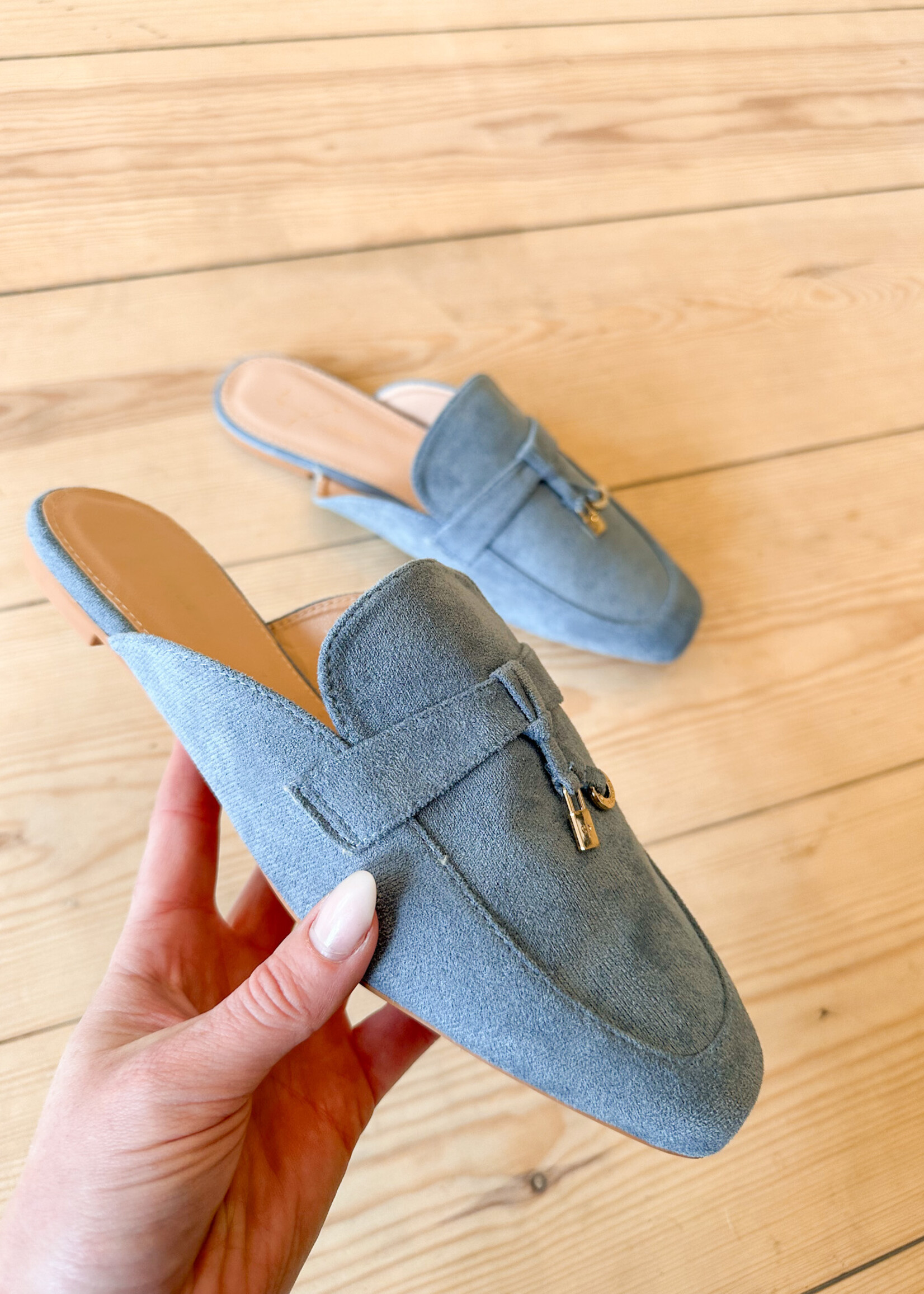 Loafer open – F369 – Blue