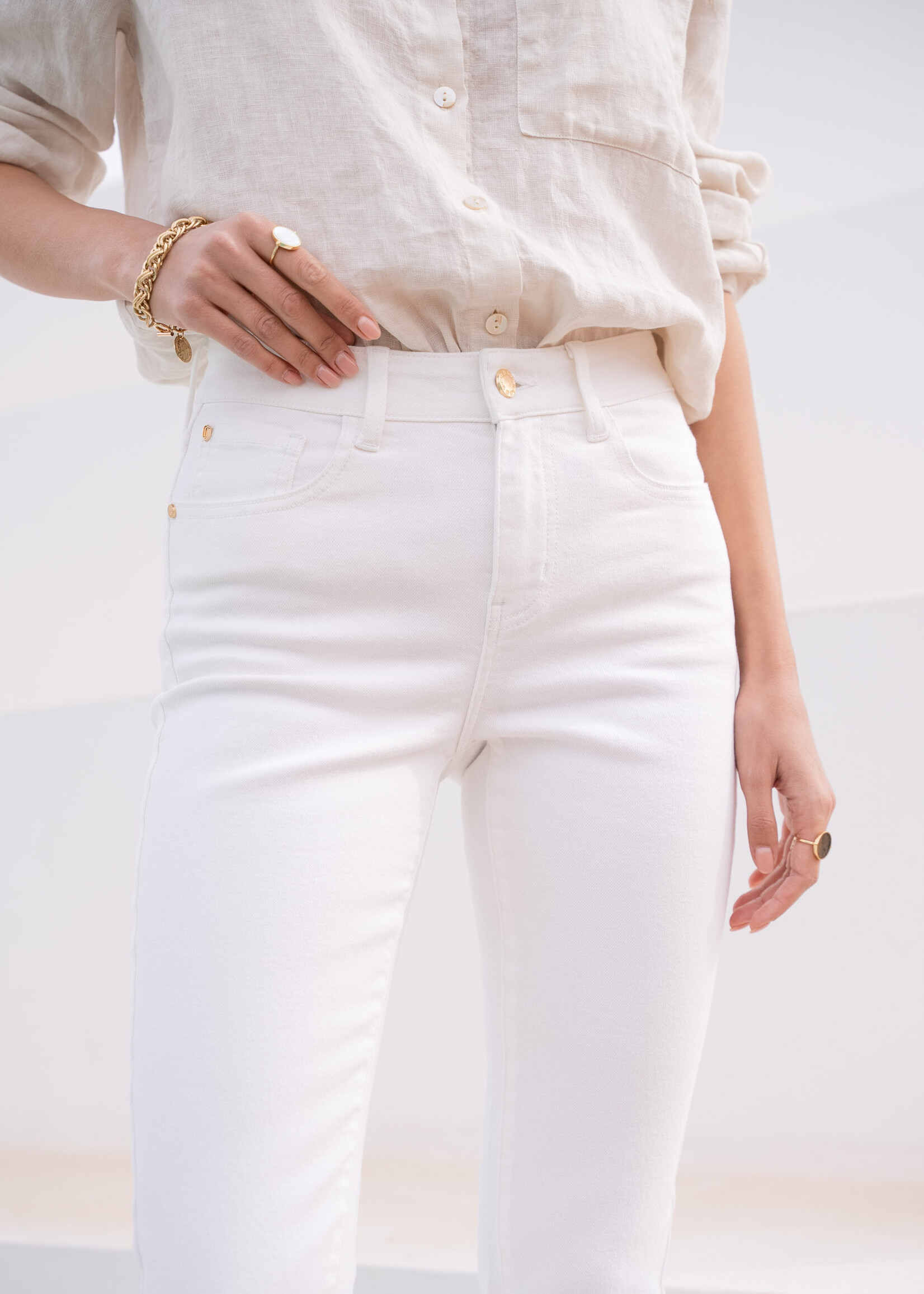 Jeans Sandrine – White