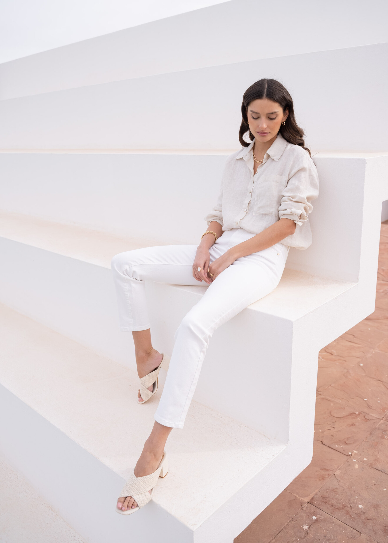 Jeans Sandrine – White