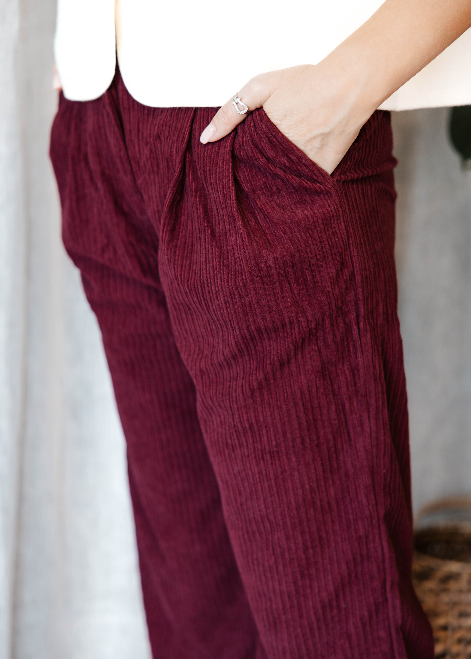 Broek – classic Manou – Bordeaux