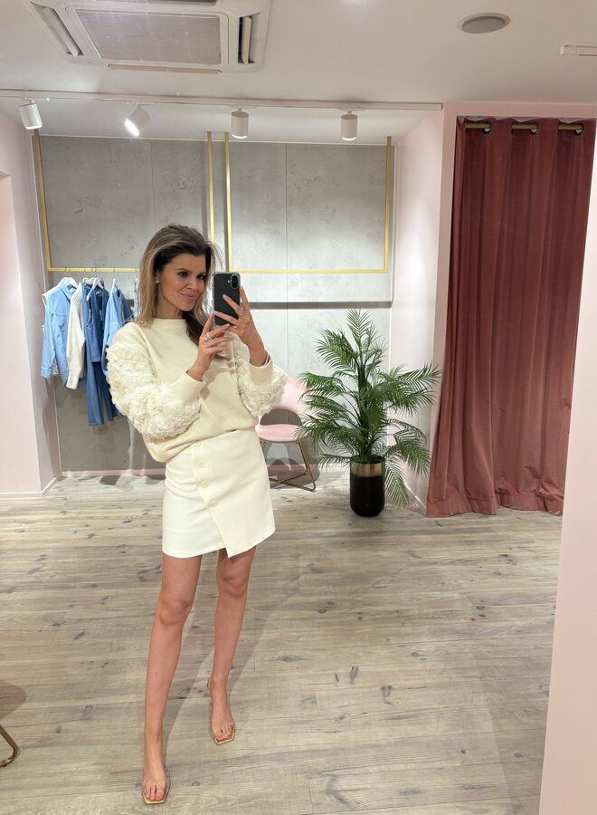 Rokje overslag Pipa – White