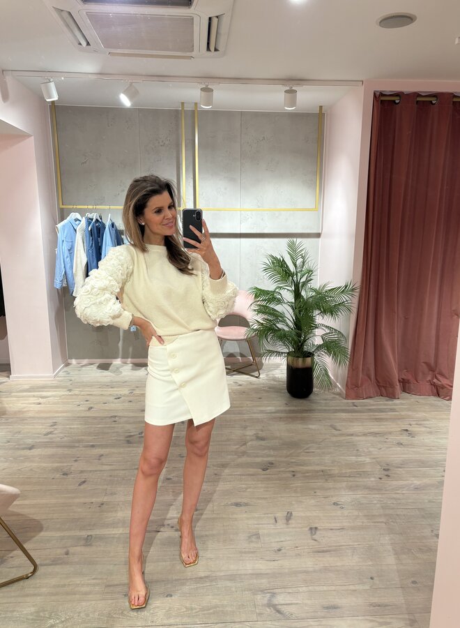 Rokje overslag Pipa – White