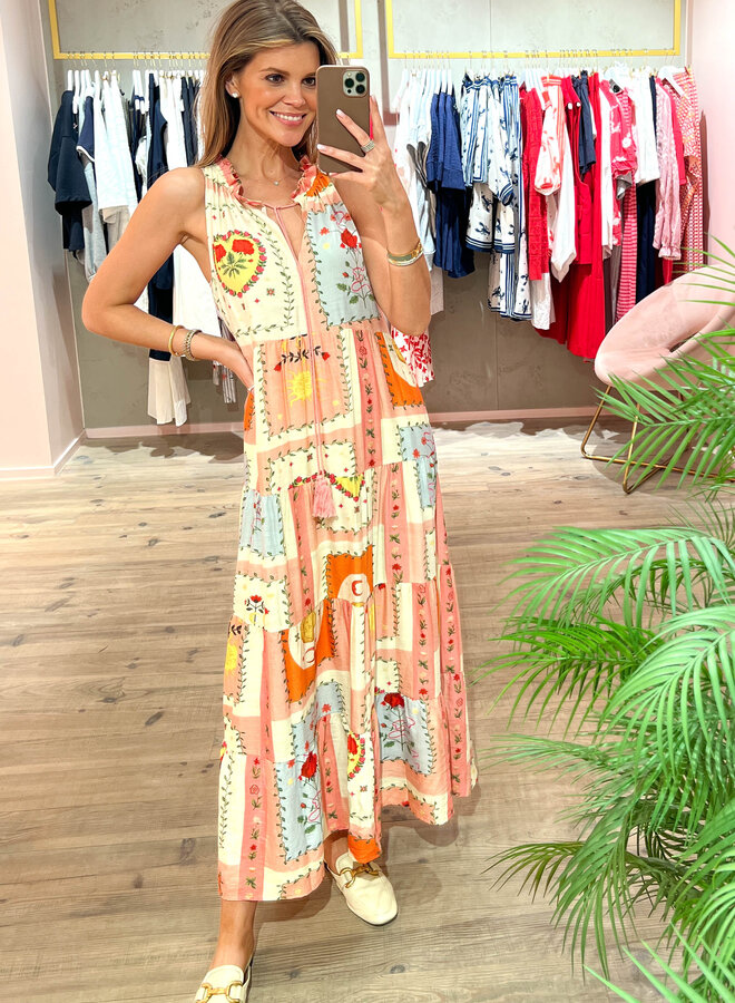 Jurk sleevless summer – Orange