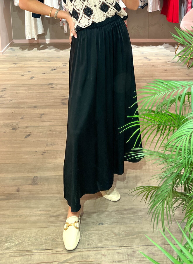 Rok satin los – Black
