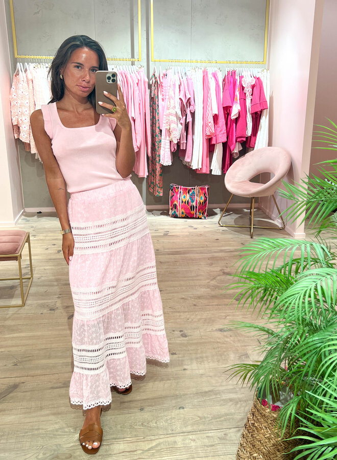 Topje ruffle – Pink