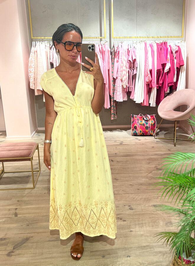 Jurk Tropi – Yellow