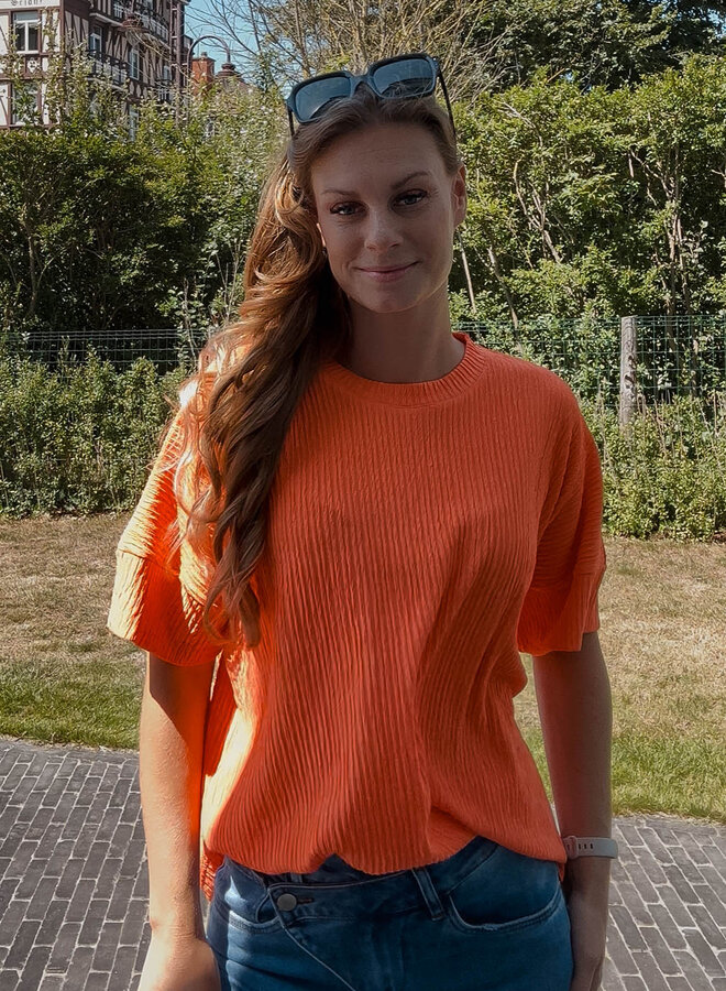 Tshirt crep – Orange