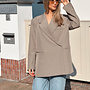 Blazer overslag jdp – Taupe