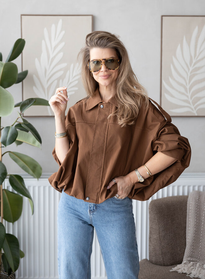 Jasje trench bomber – Marron