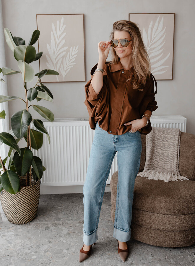 Jasje trench bomber – Marron