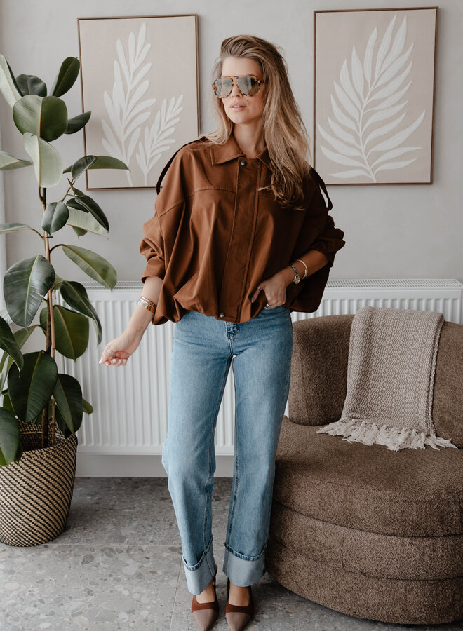 Jasje trench bomber – Marron