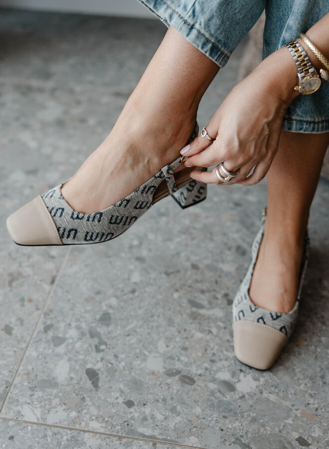 Slingback ballerine 88101 – Khaki