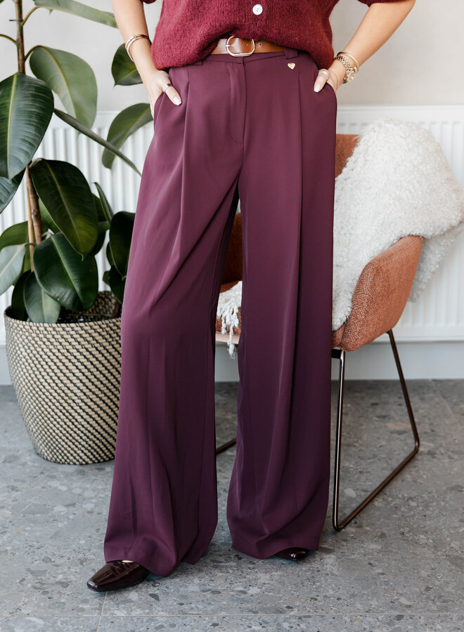 Trousers Catanzaro B505-SET18 Bordeaux3
