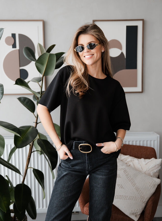 T-shirt fluide ultra soft – Black