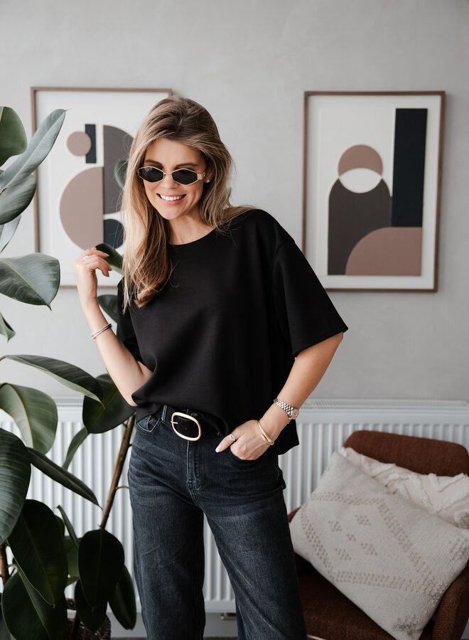 T-shirt fluide ultra soft – Black