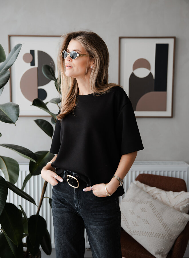 T-shirt fluide ultra soft – Black