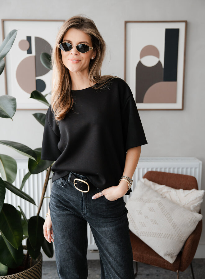 T-shirt fluide ultra soft – Black