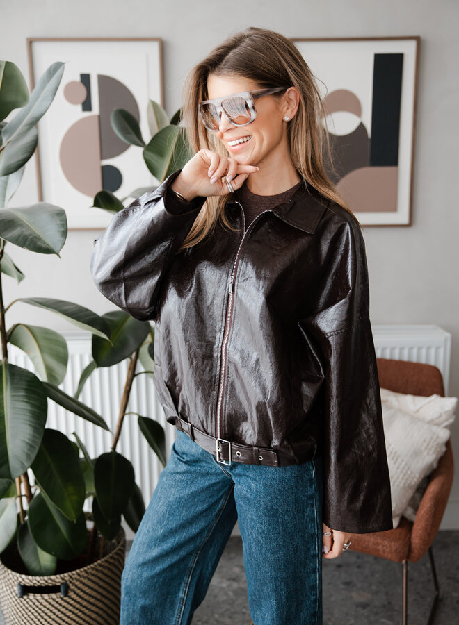 Jacket Freda – Brown