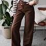 Jeans overslag Emma – Brown