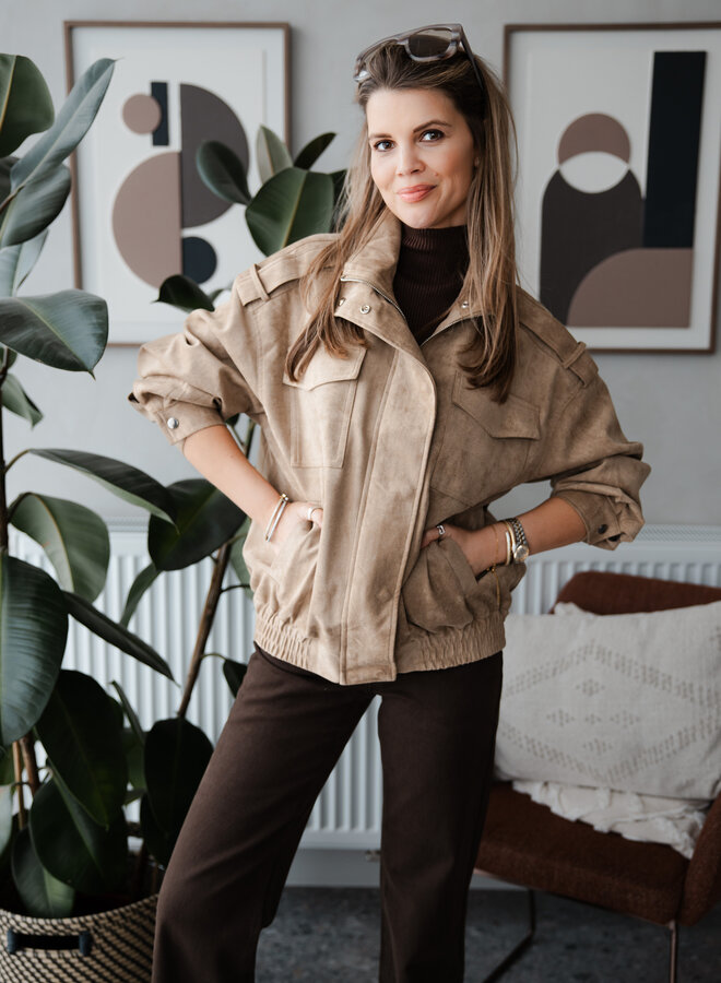 Jacket Niky – Taupe