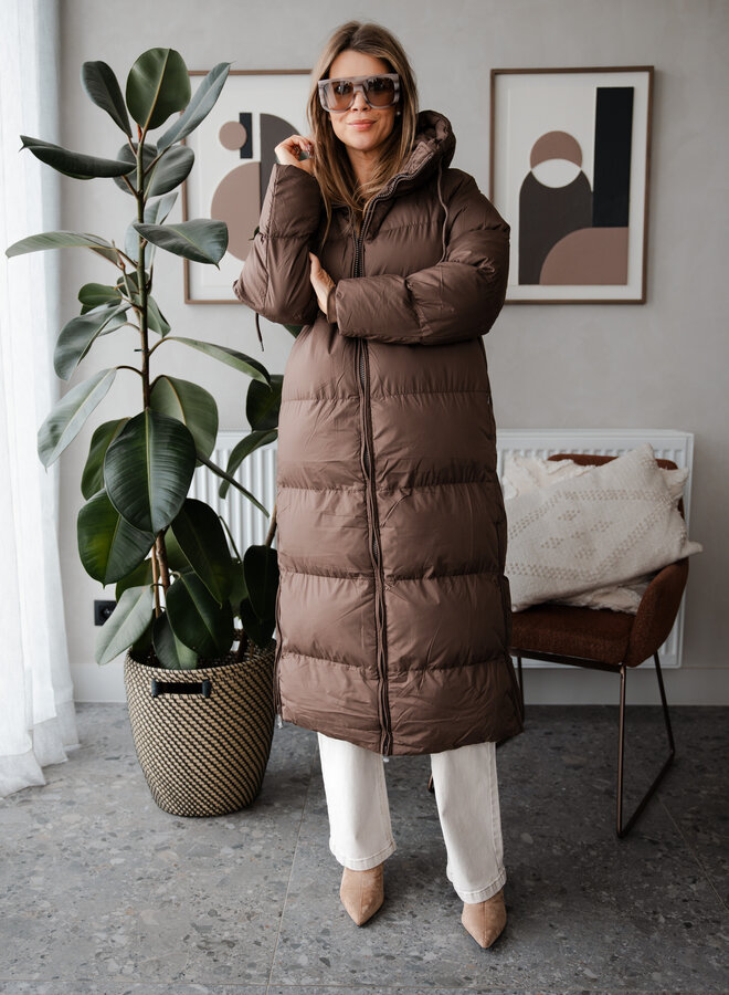 Coat doudoun lang – Brown