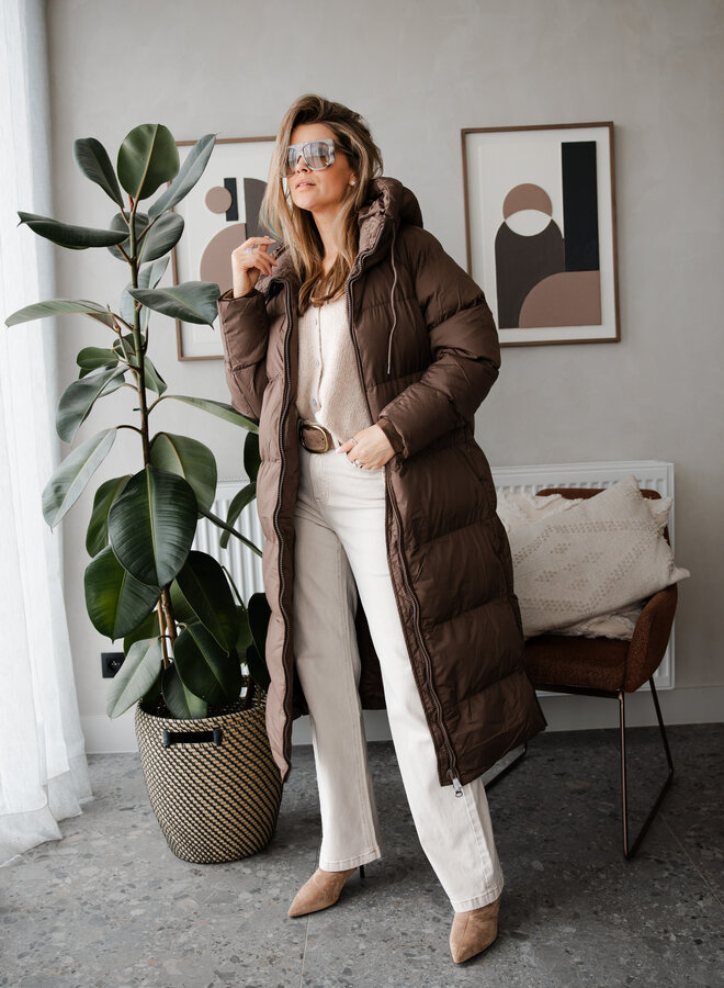 Coat doudoun lang – Brown
