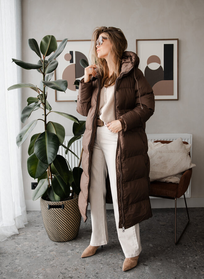 Coat doudoun lang – Brown