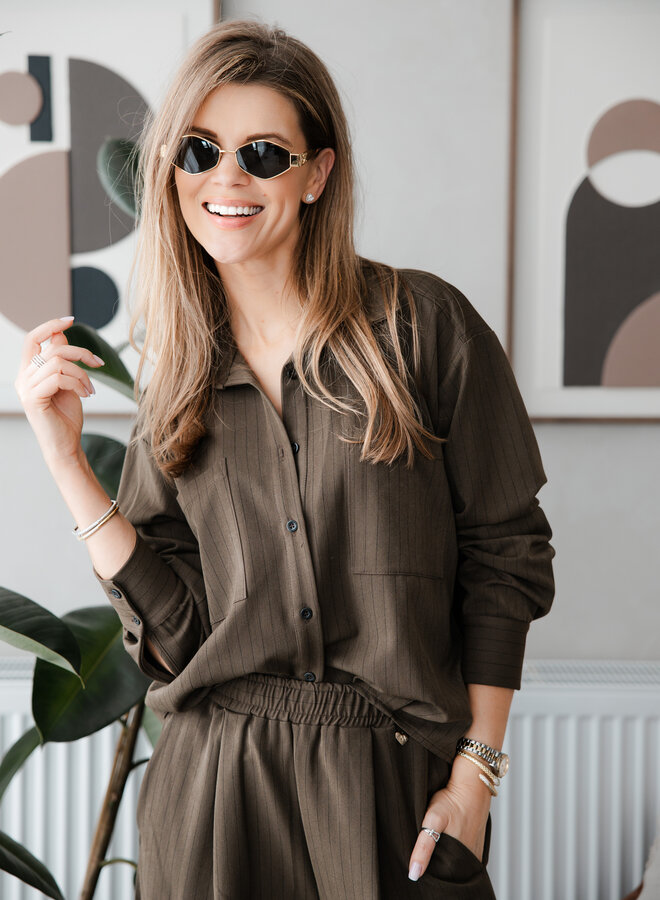 Blouses Getafe B502-SET59 Dark Taupe