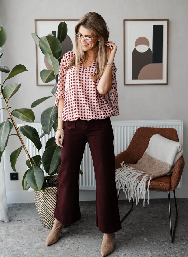 Jeans Gasparette JD435BDX – Bordeaux