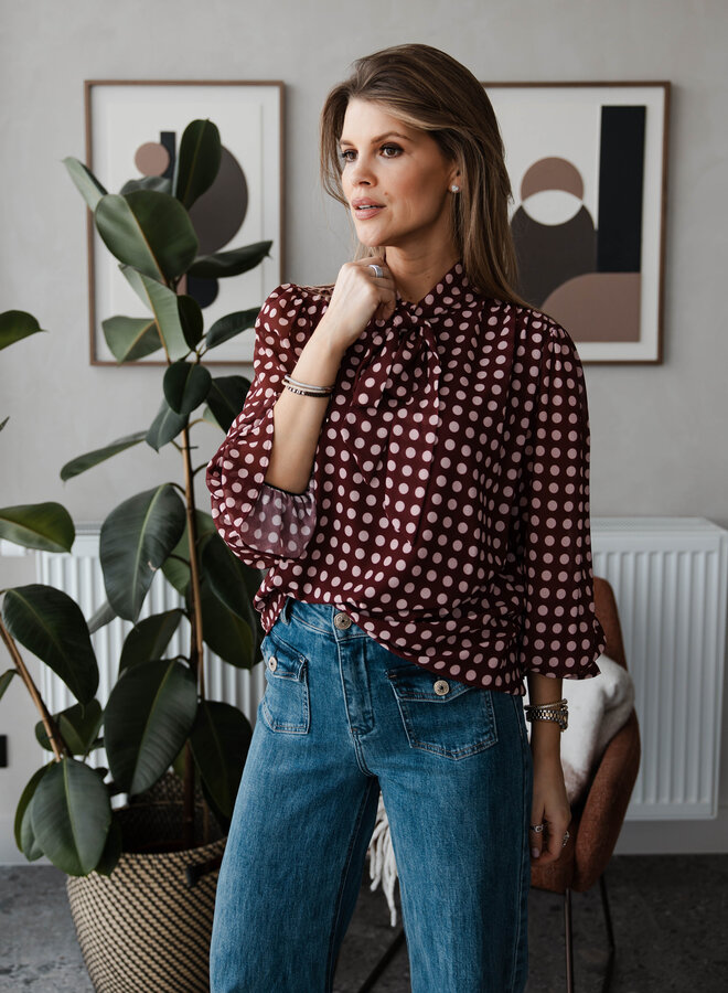 T-shirts Jasmine B510-SET63 Bordeaux